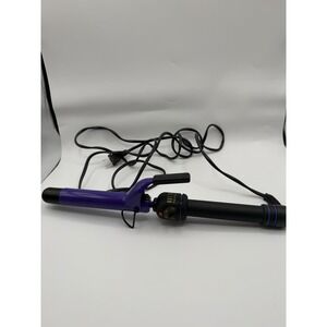 Hot Tools Professional Curling Iron Women 1 Inch Purple 2181 Adjustable Heat